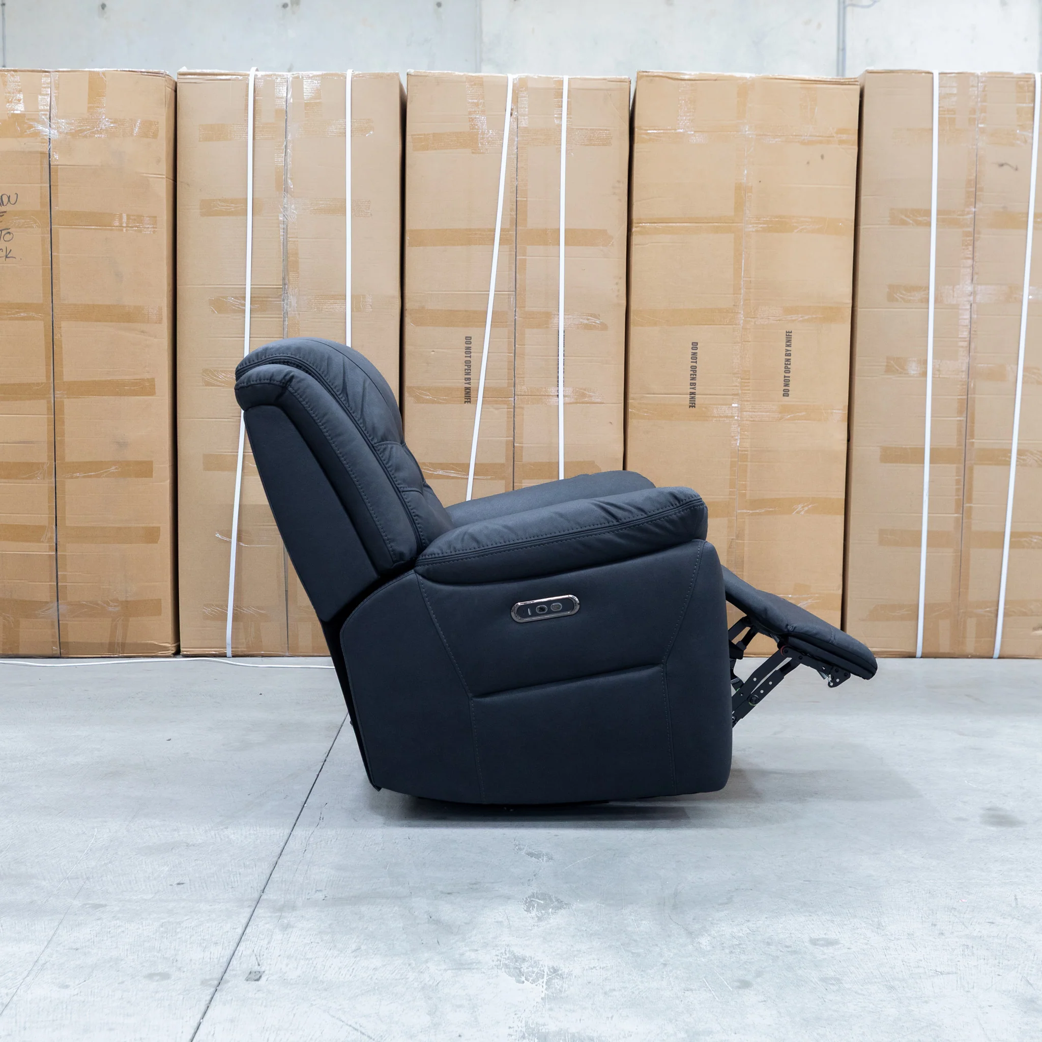 Airlie Electric Swivel Glider Recliner - Coal - Image 10