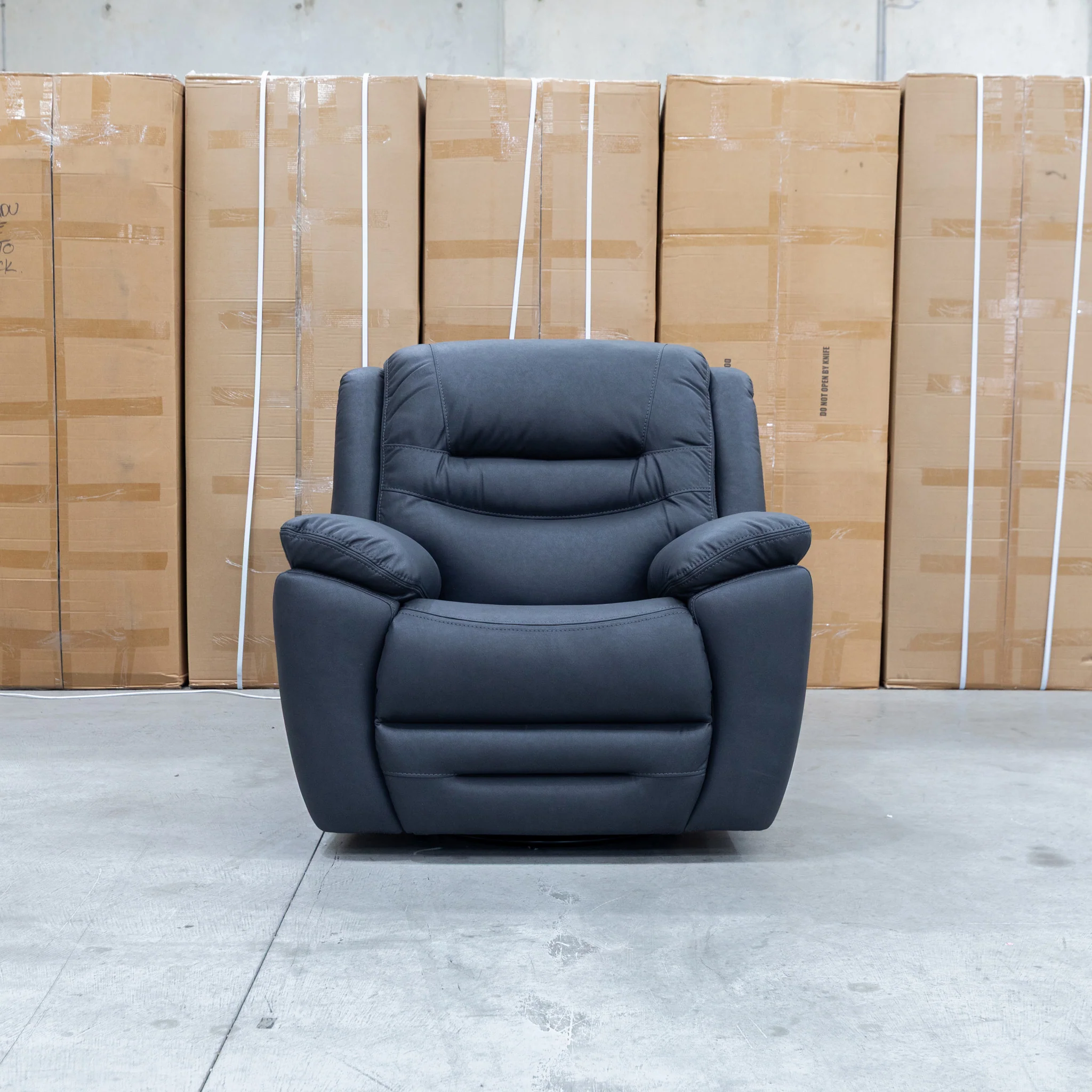 Airlie Electric Swivel Glider Recliner - Coal - Image 3