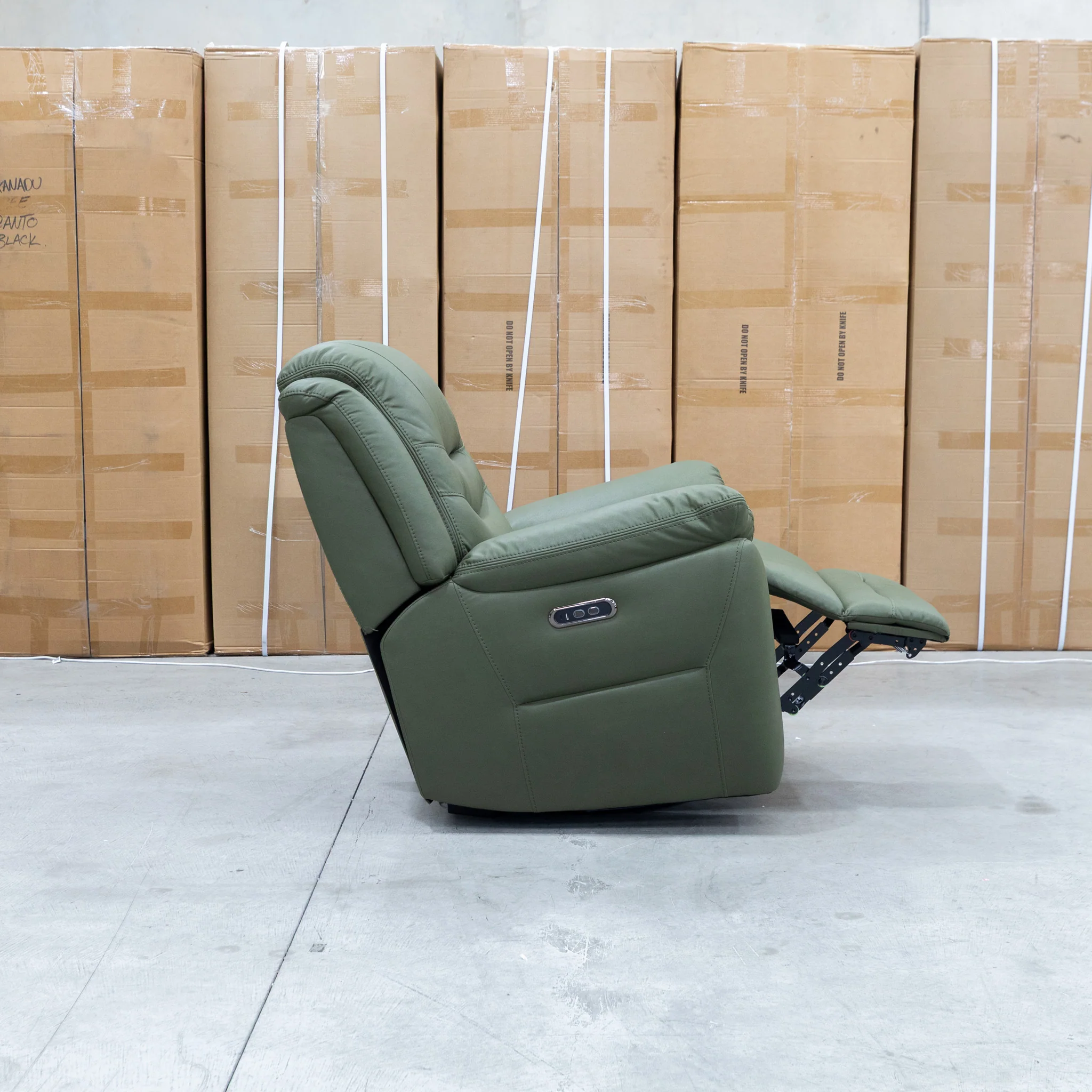 Airlie Electric Swivel Glider Recliner - Moss - Image 10