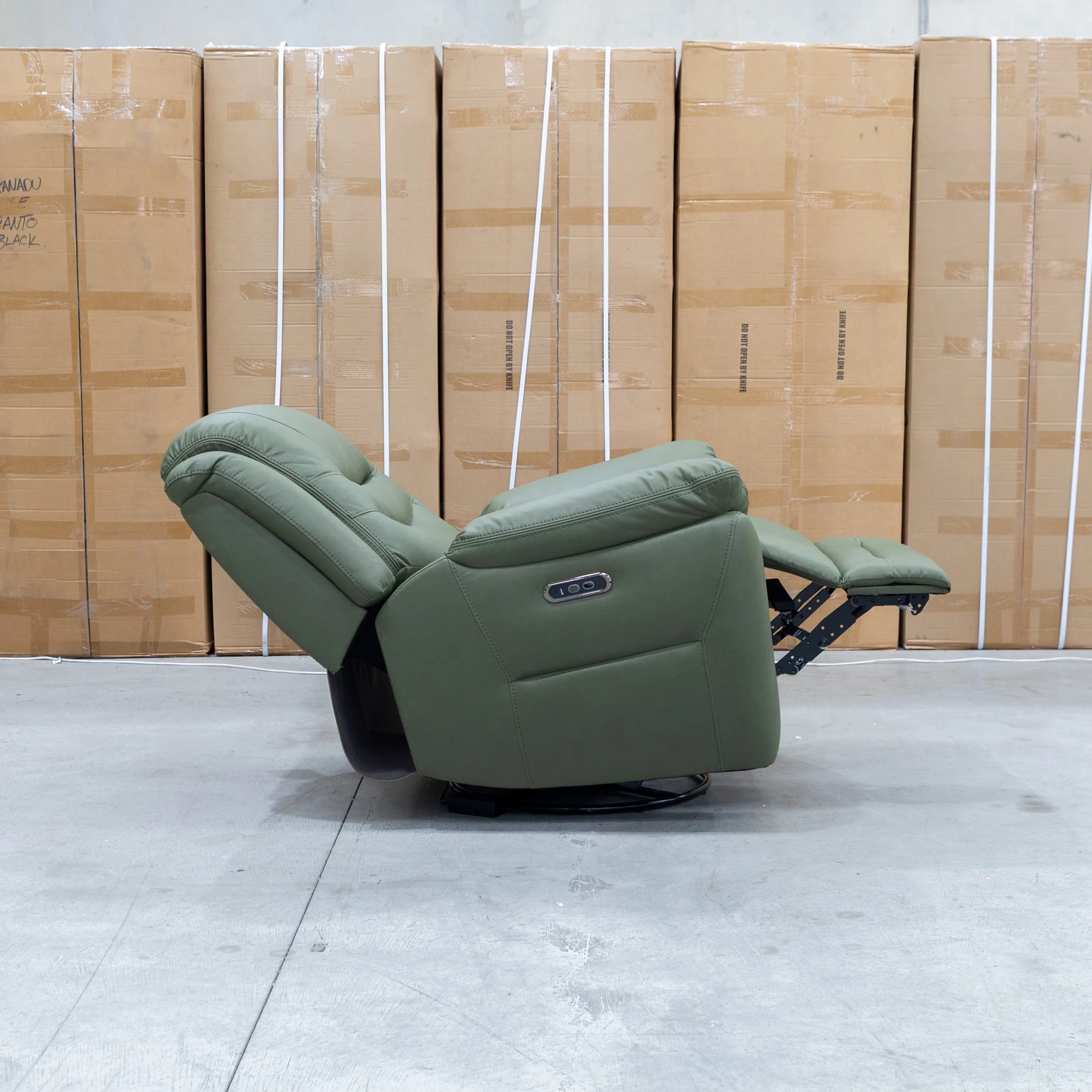 Airlie Electric Swivel Glider Recliner - Moss - Image 11