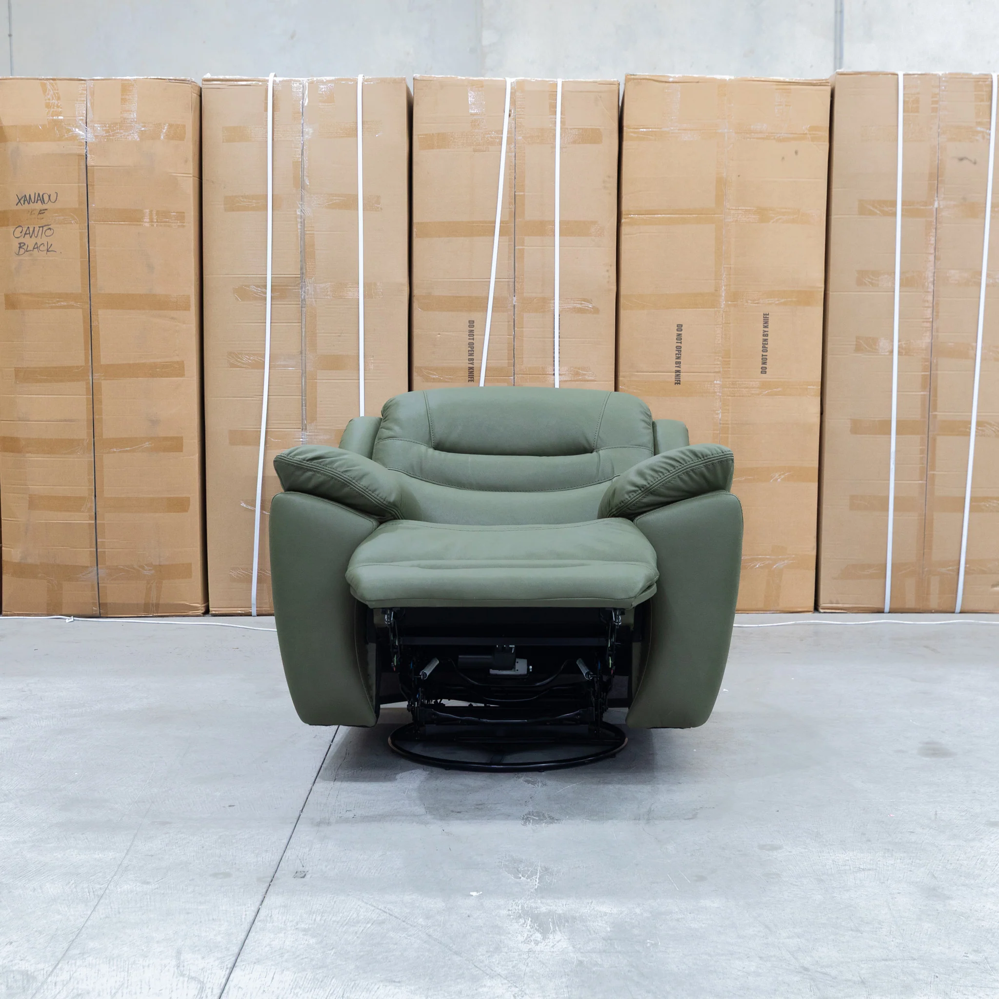 Airlie Electric Swivel Glider Recliner - Moss - Image 5