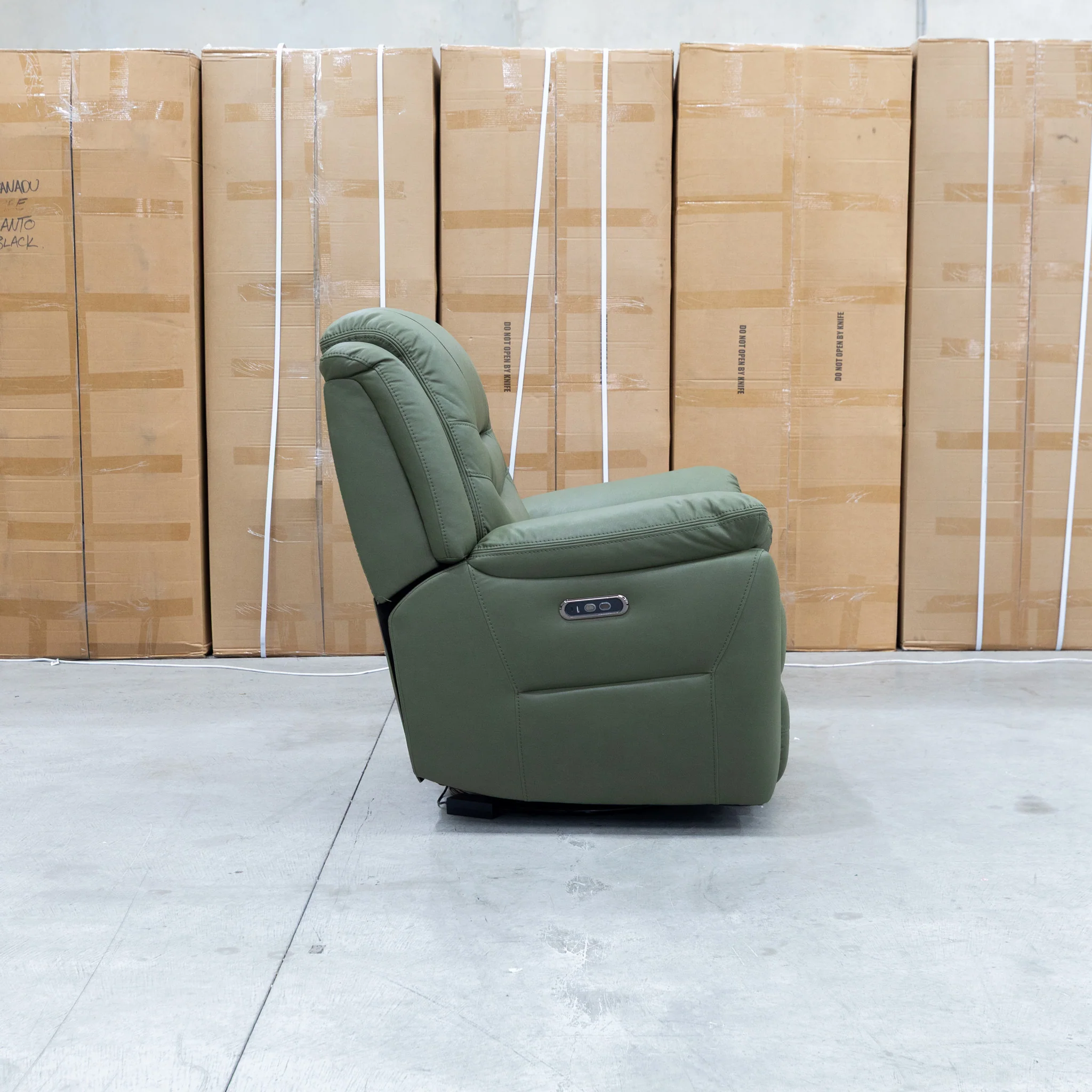 Airlie Electric Swivel Glider Recliner - Moss - Image 9