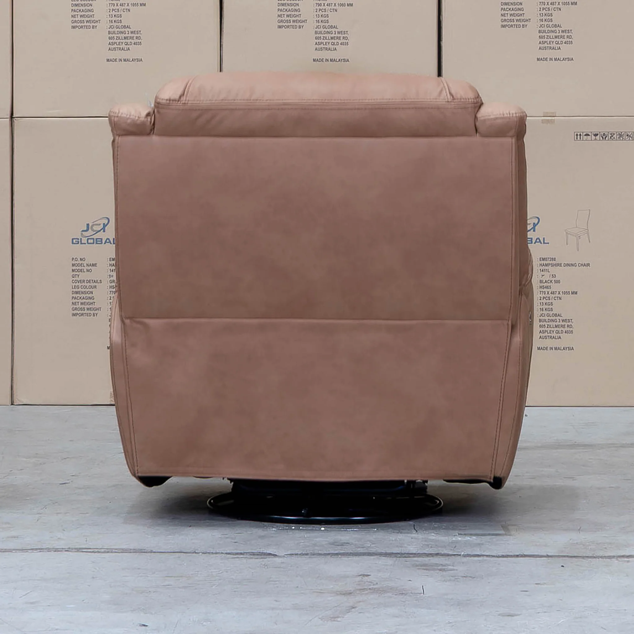 Airlie Electric Swivel Glider Recliner - Tan - Image 10