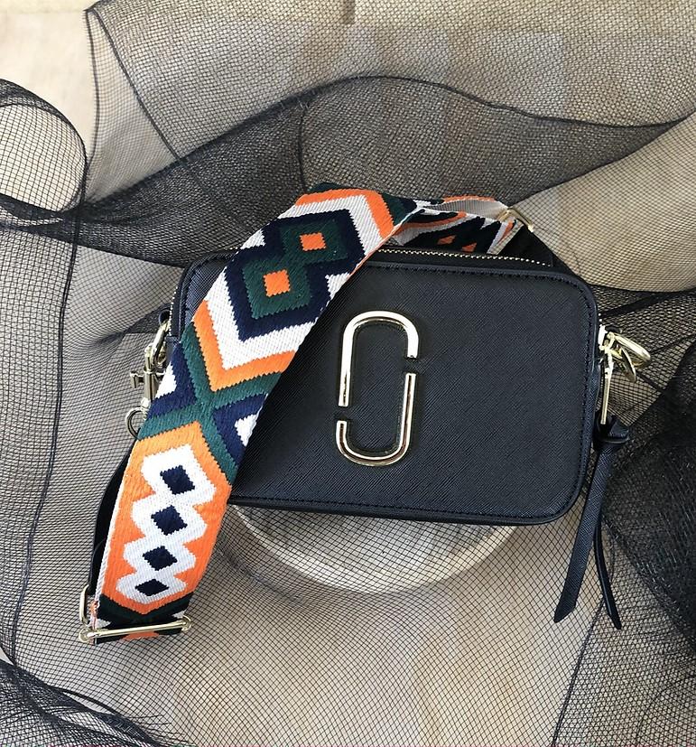 Bo Ho - Green & Orange - Bag Strap - Silver Hardware - Image 2