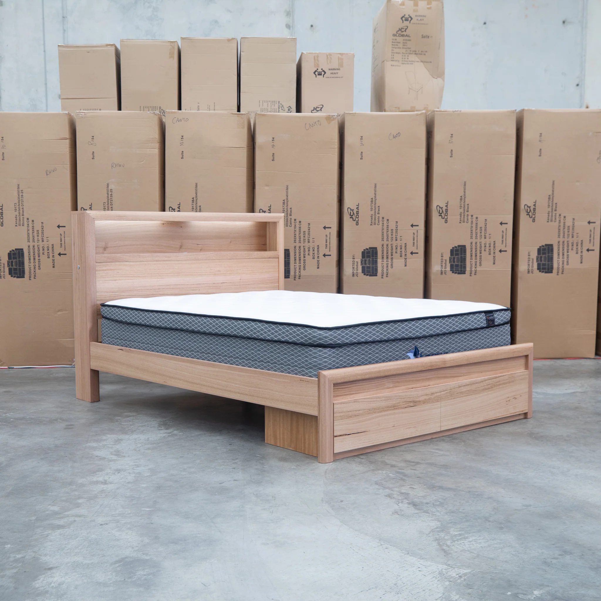 Dalton Messmate King Storage Bed With Lights - Image 3
