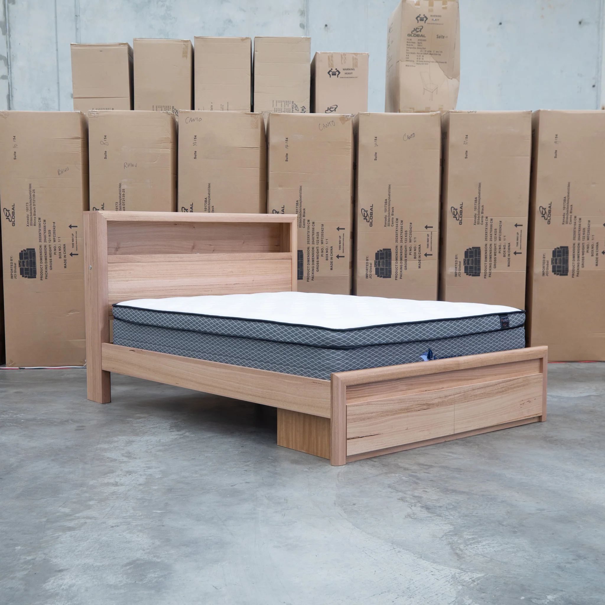 Dalton Messmate King Storage Bed With Lights - Image 4