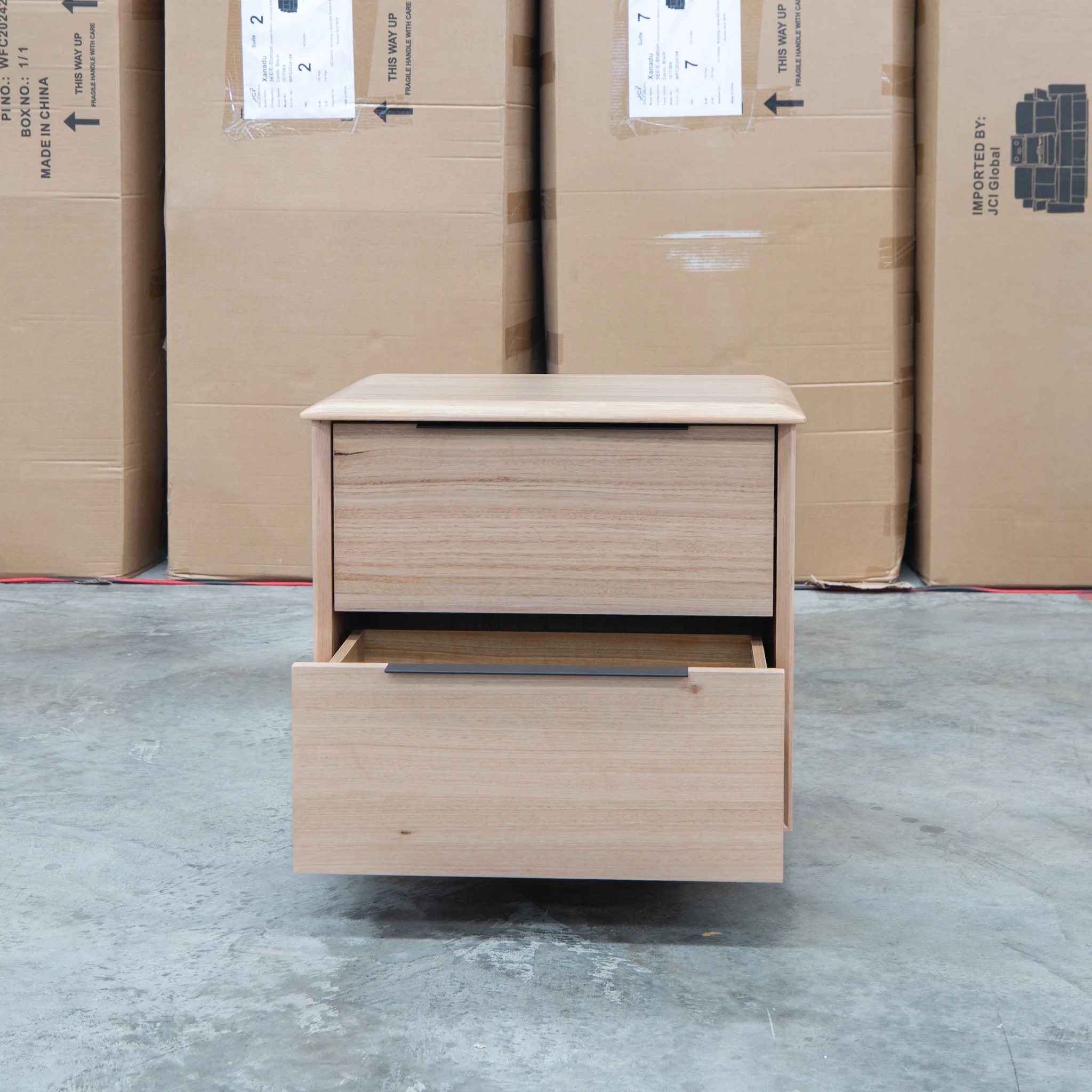 Dalton Messmate Two Drawer Bedside - Image 3