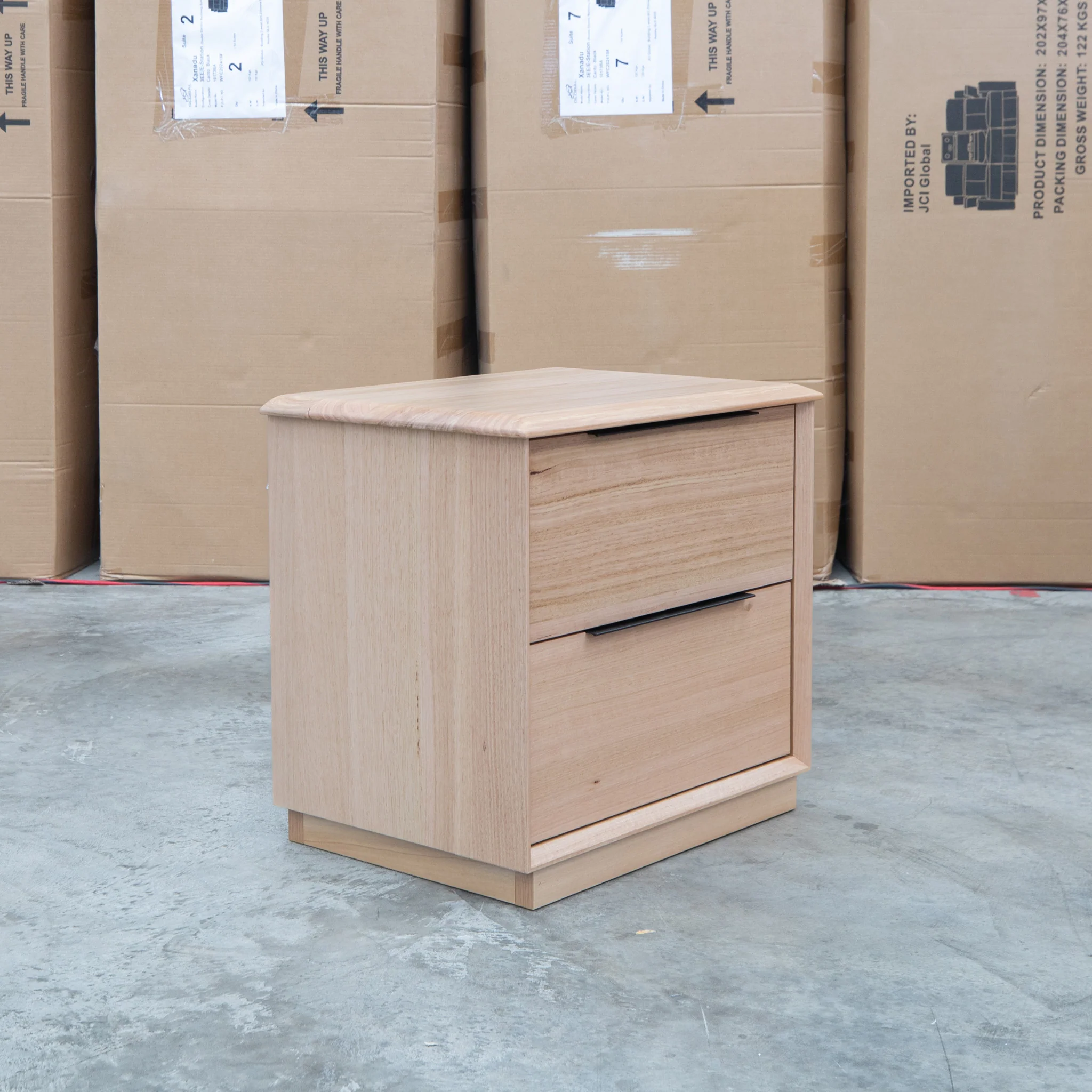 Dalton Messmate Two Drawer Bedside - Image 5