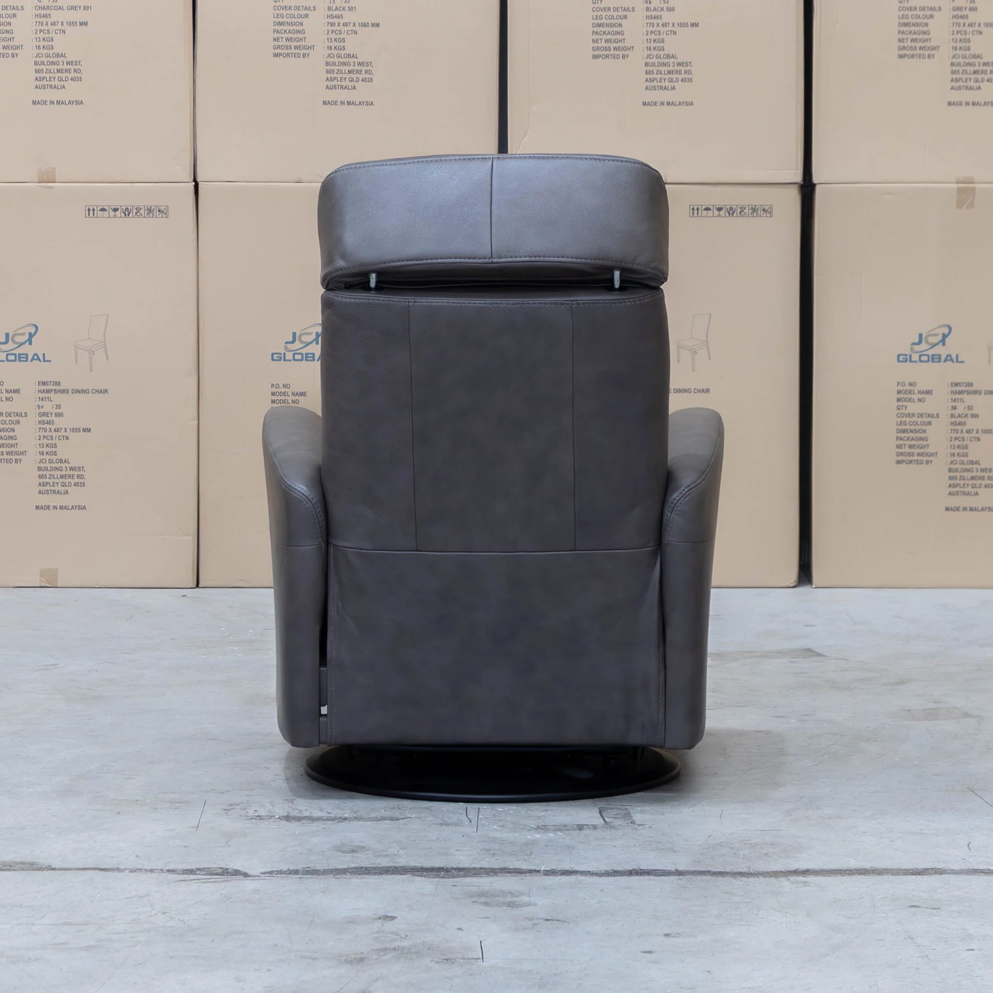 La-Z-Boy Olav Large Power Rocker Recliner Swivel Chair - Aurora Charcoal - Image 11