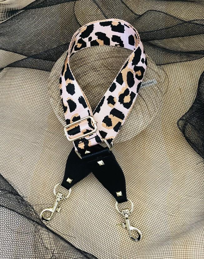 Light Pink Camo - Bag Strap - Silver Hardware