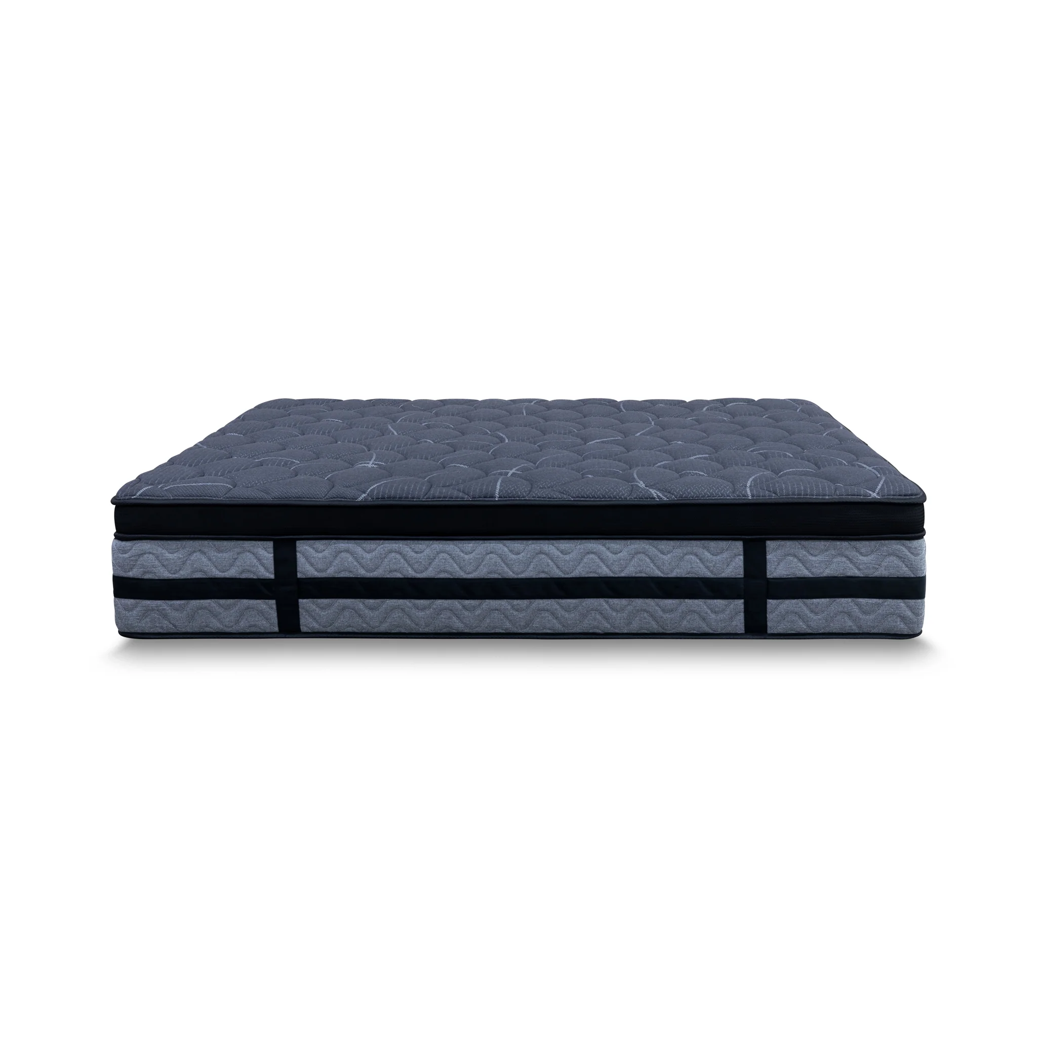 Lux Black Pocket Coil King Mattress - Medium - Image 4