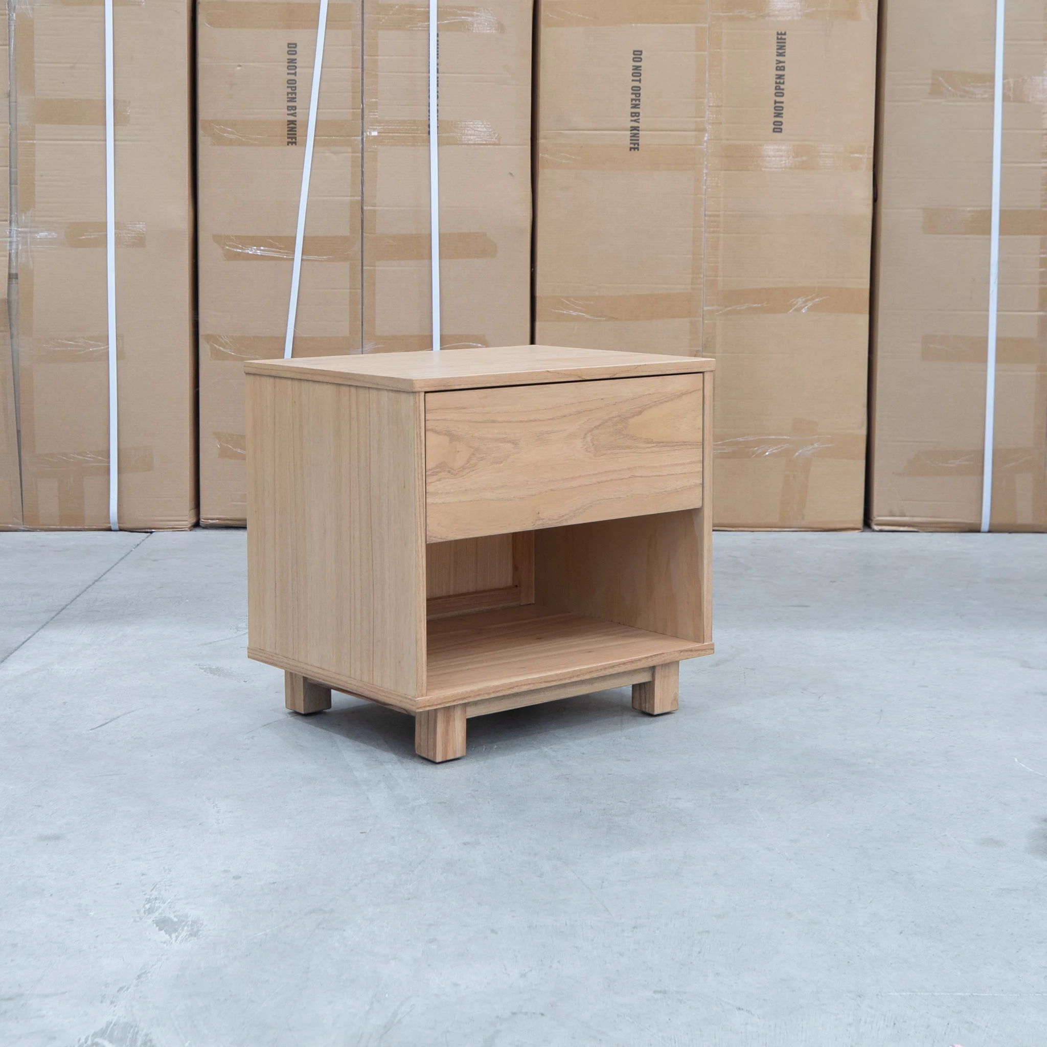 Mandalay Mountain Ash Timber 1 Drawer Bedside - Image 4