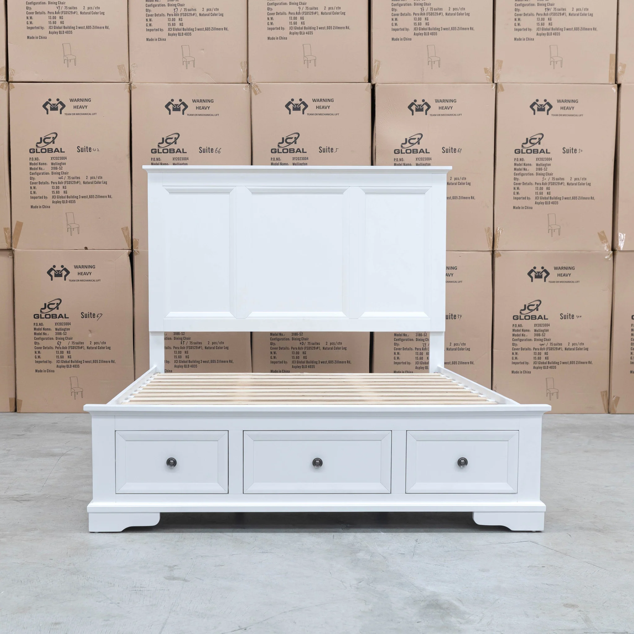 Sala Hardwood King Storage Bed - Image 6