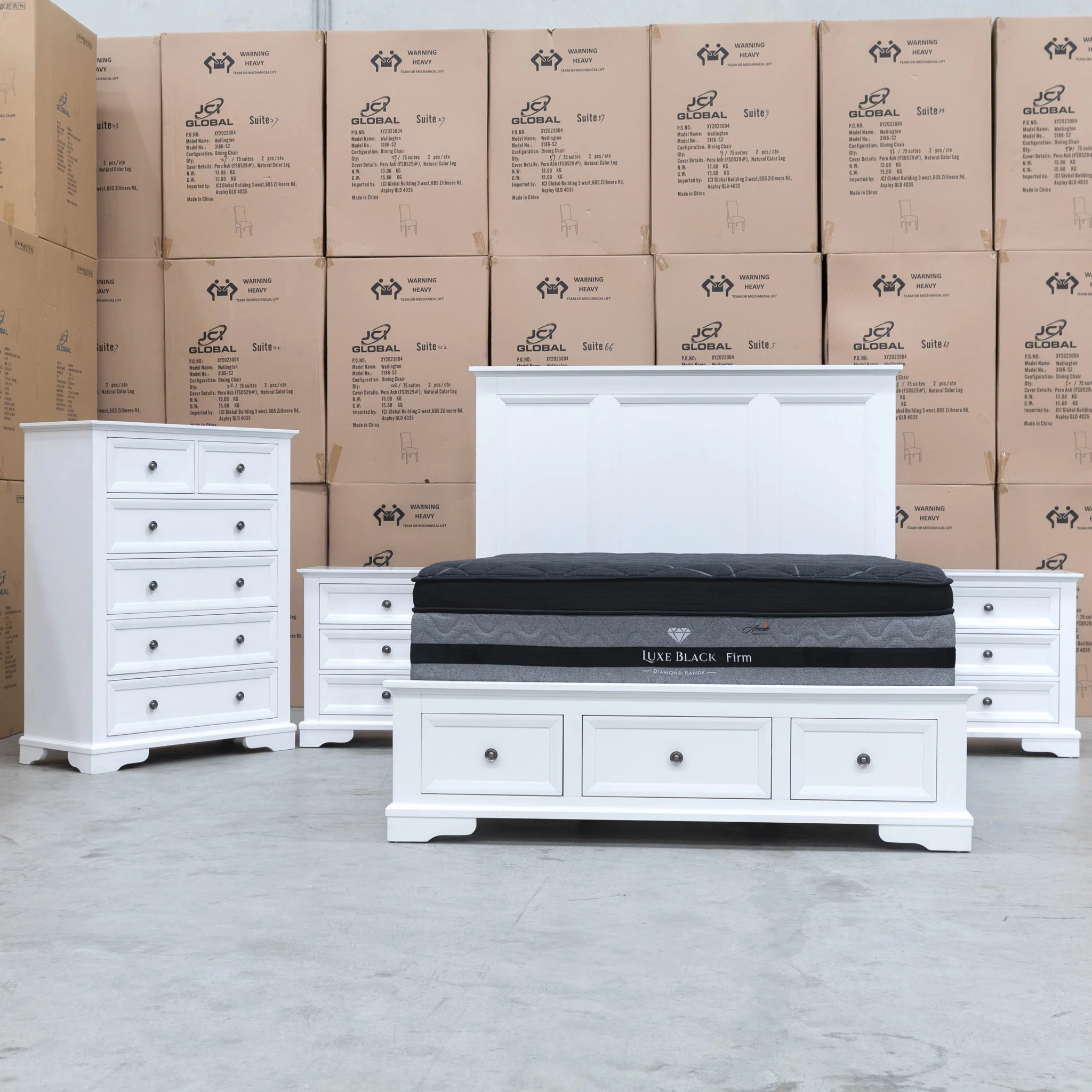 Sala Hardwood Queen Storage Bed - Image 7