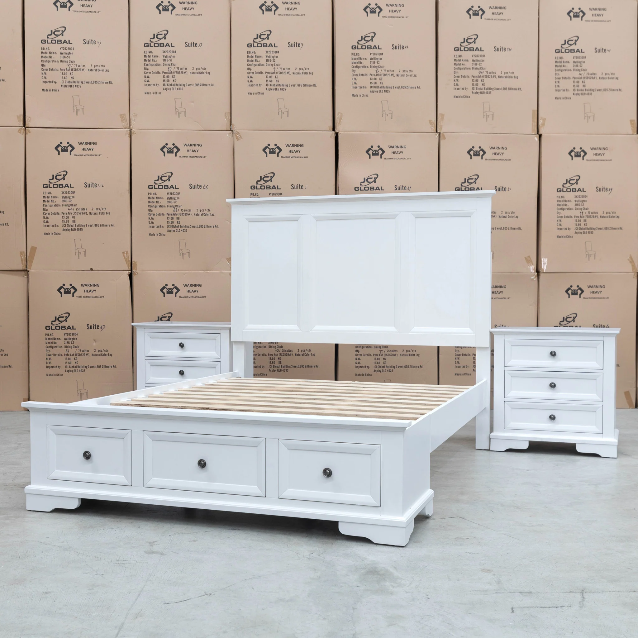 Sala Hardwood Queen Storage Bed - Image 8