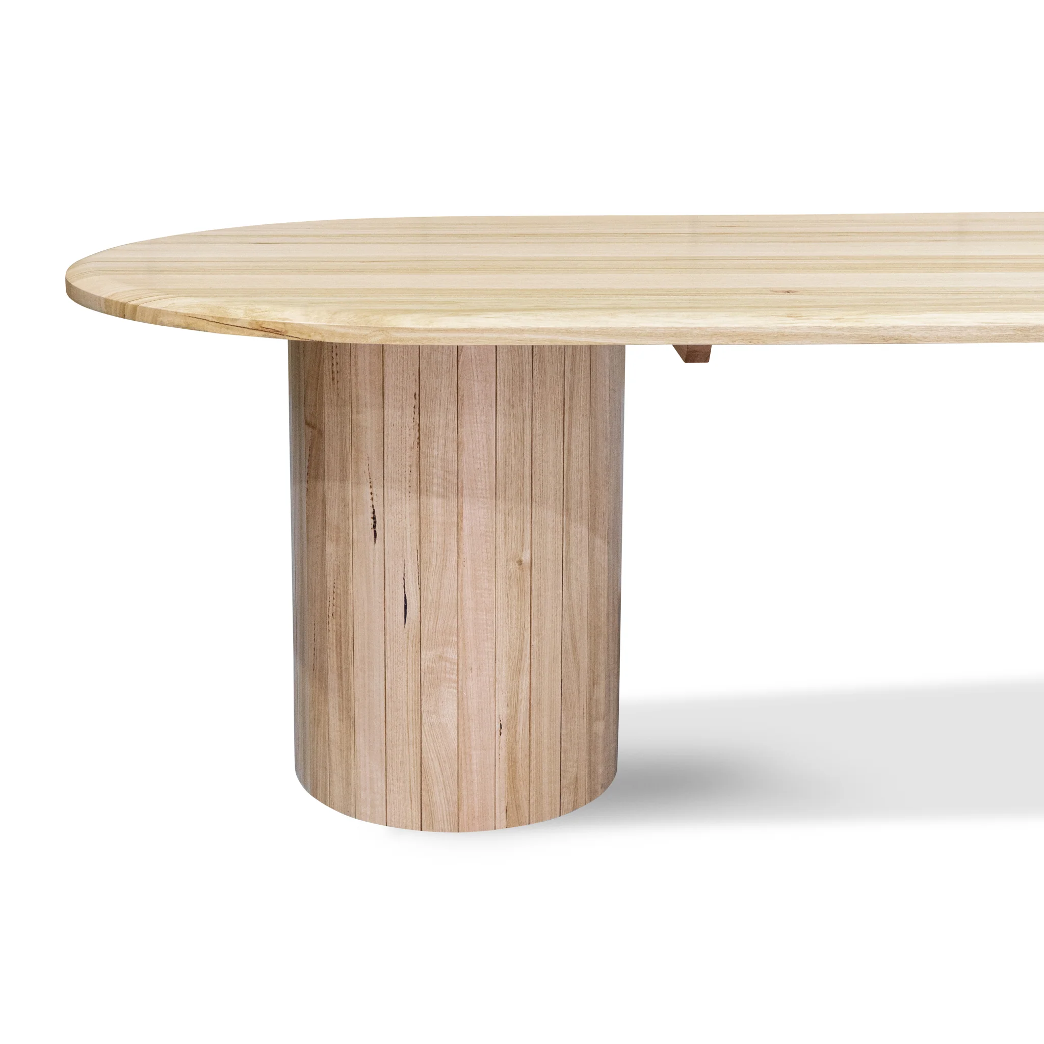 Semillon 240cm New Zealand Ash Oval Dining Table - Natural - Image 14