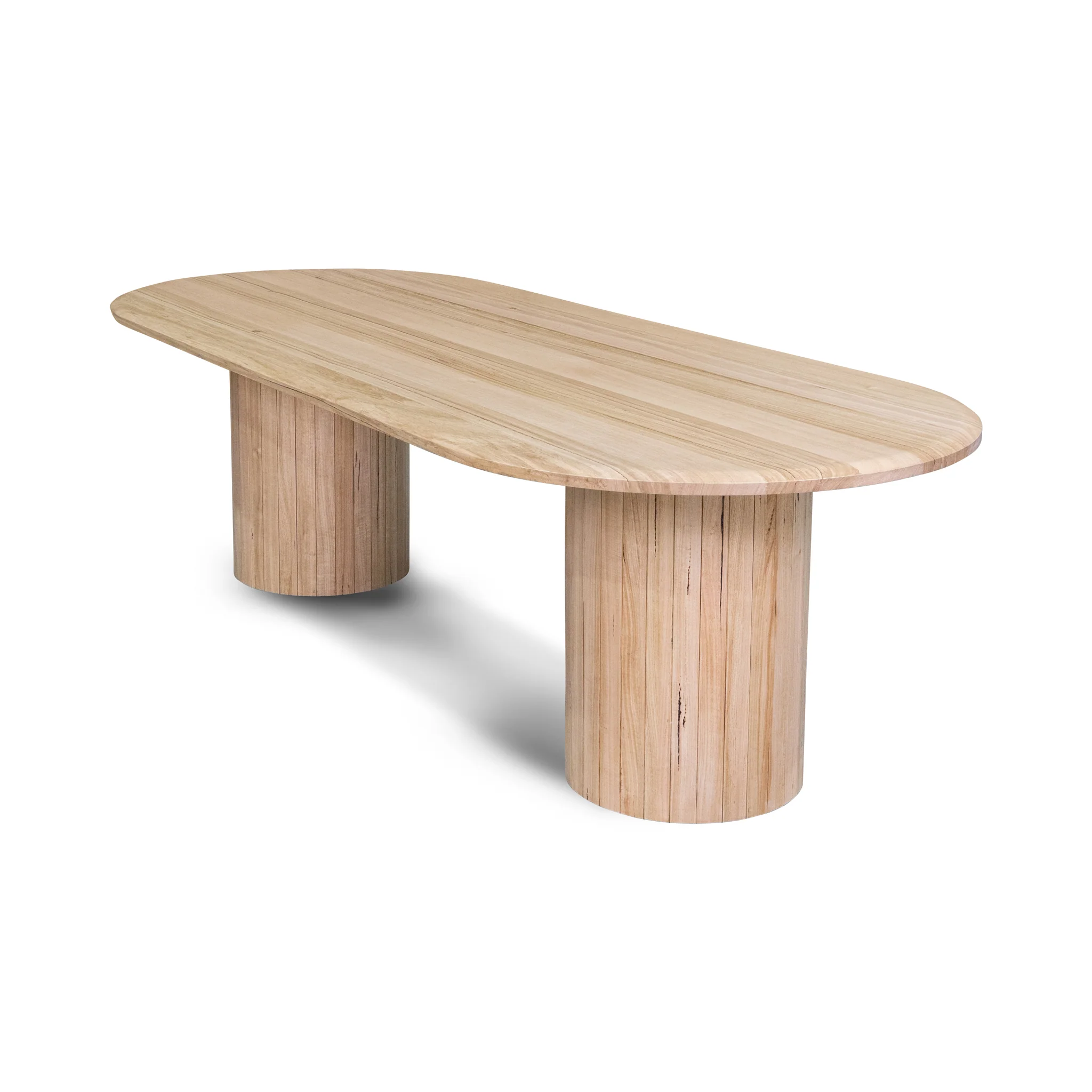Semillon 270cm New Zealand Ash Oval Dining Table - Natural - Image 10