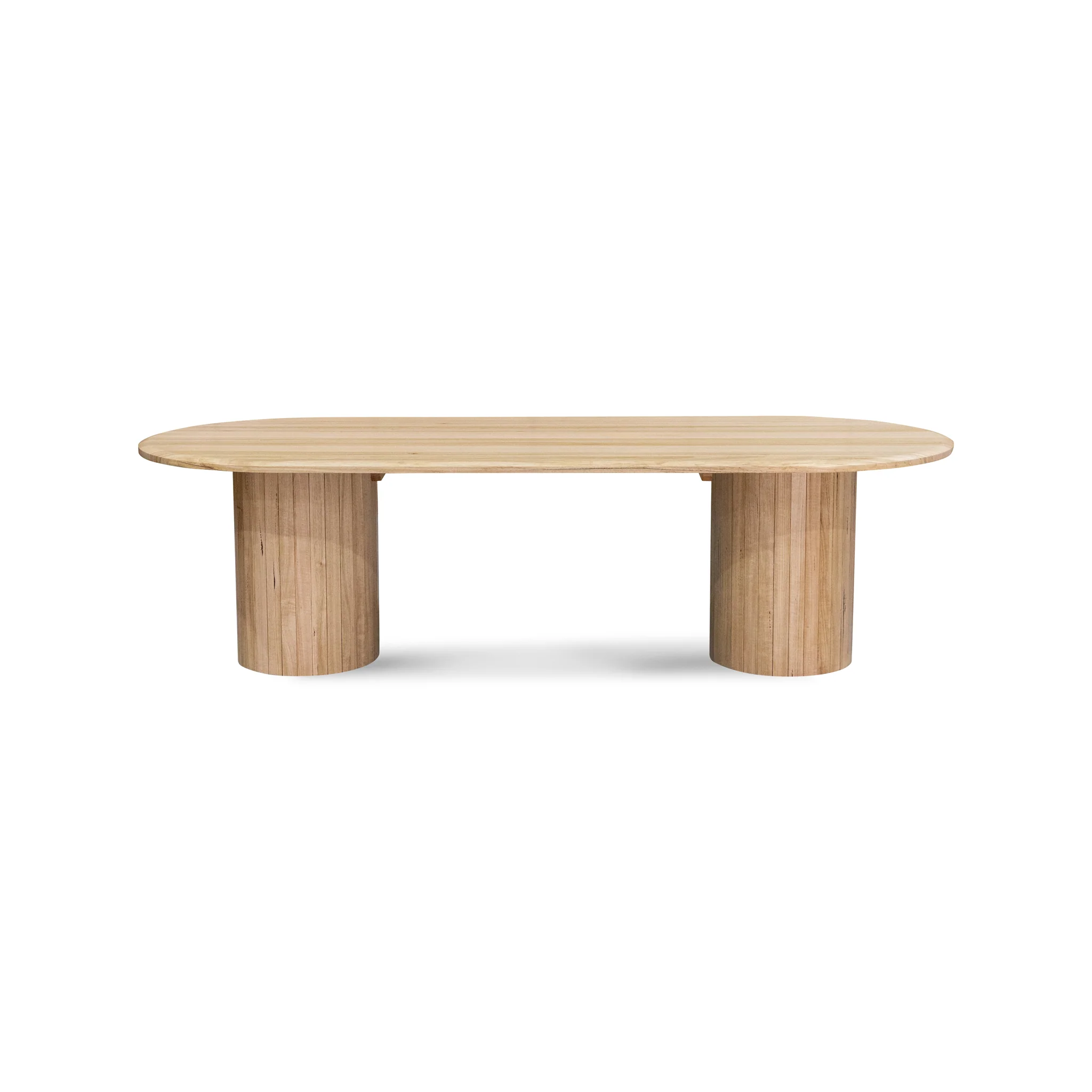 Semillon 270cm New Zealand Ash Oval Dining Table - Natural - Image 11
