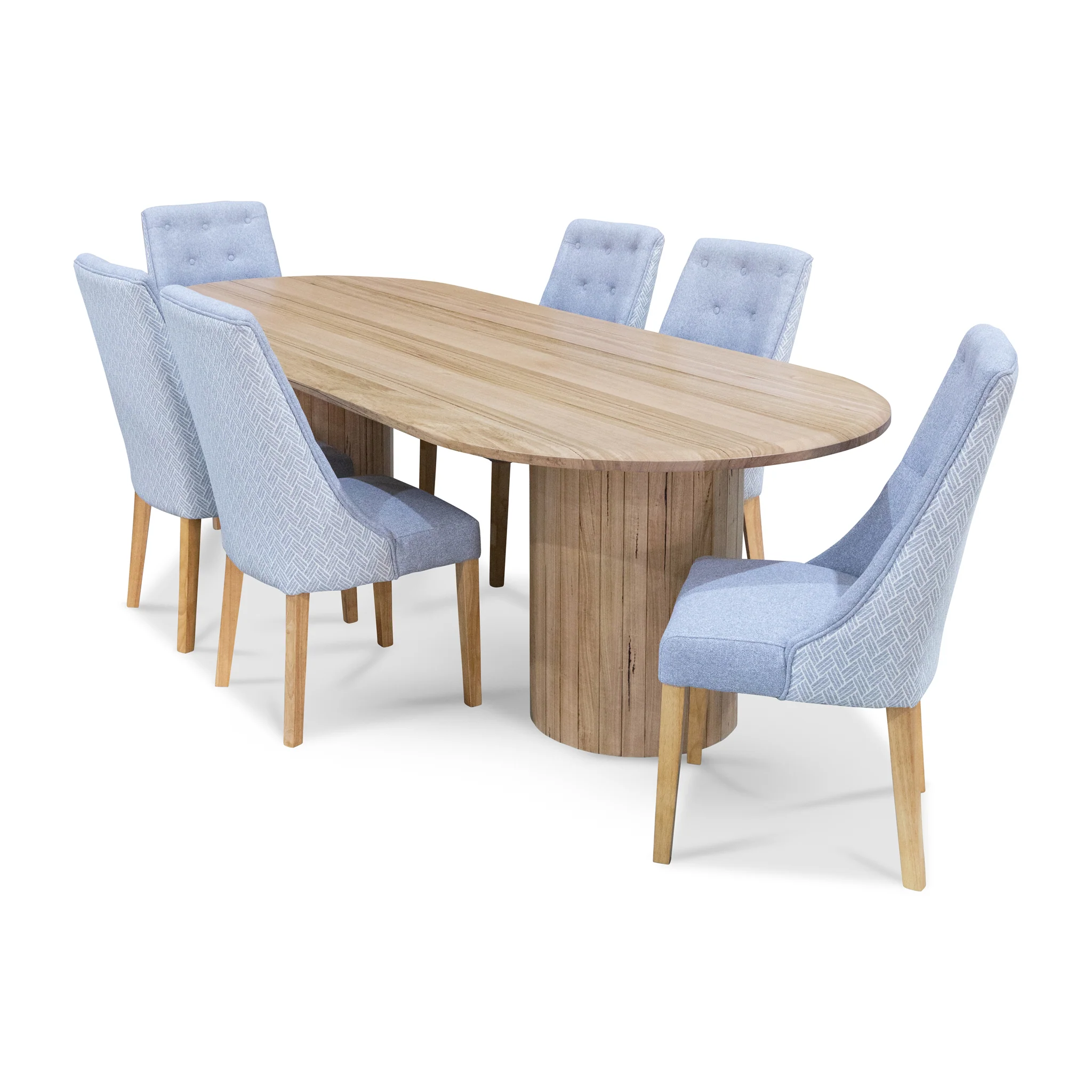 Semillon 270cm New Zealand Ash Oval Dining Table - Natural - Image 9