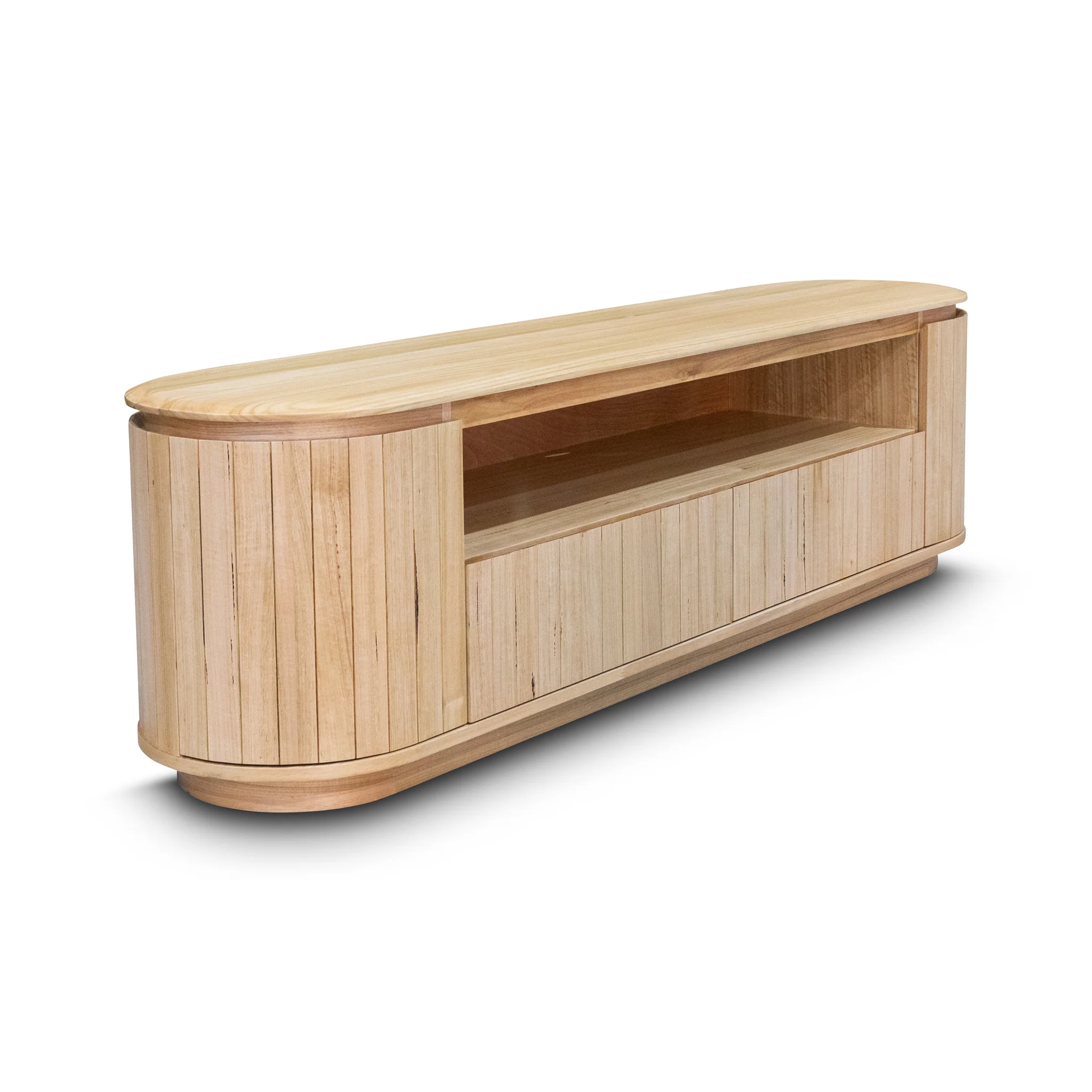 Semillon New Zealand Ash 2 Drawer Entertainment Unit - Natural - Image 21