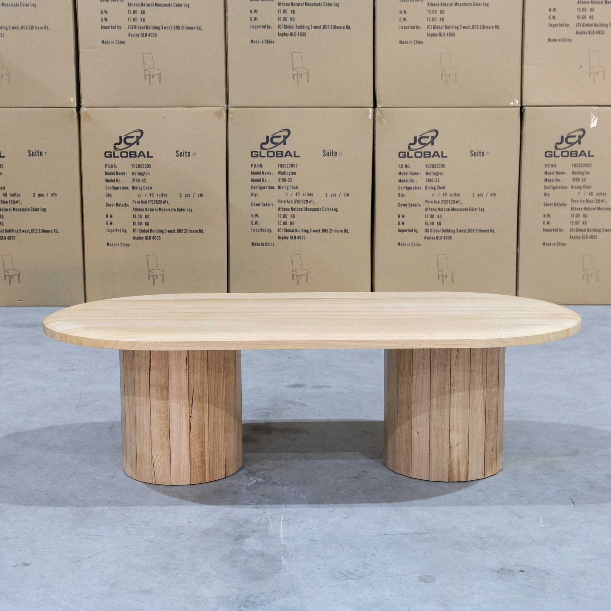 Semillon New Zealand Ash Oval Coffee Table - Natural - Image 4