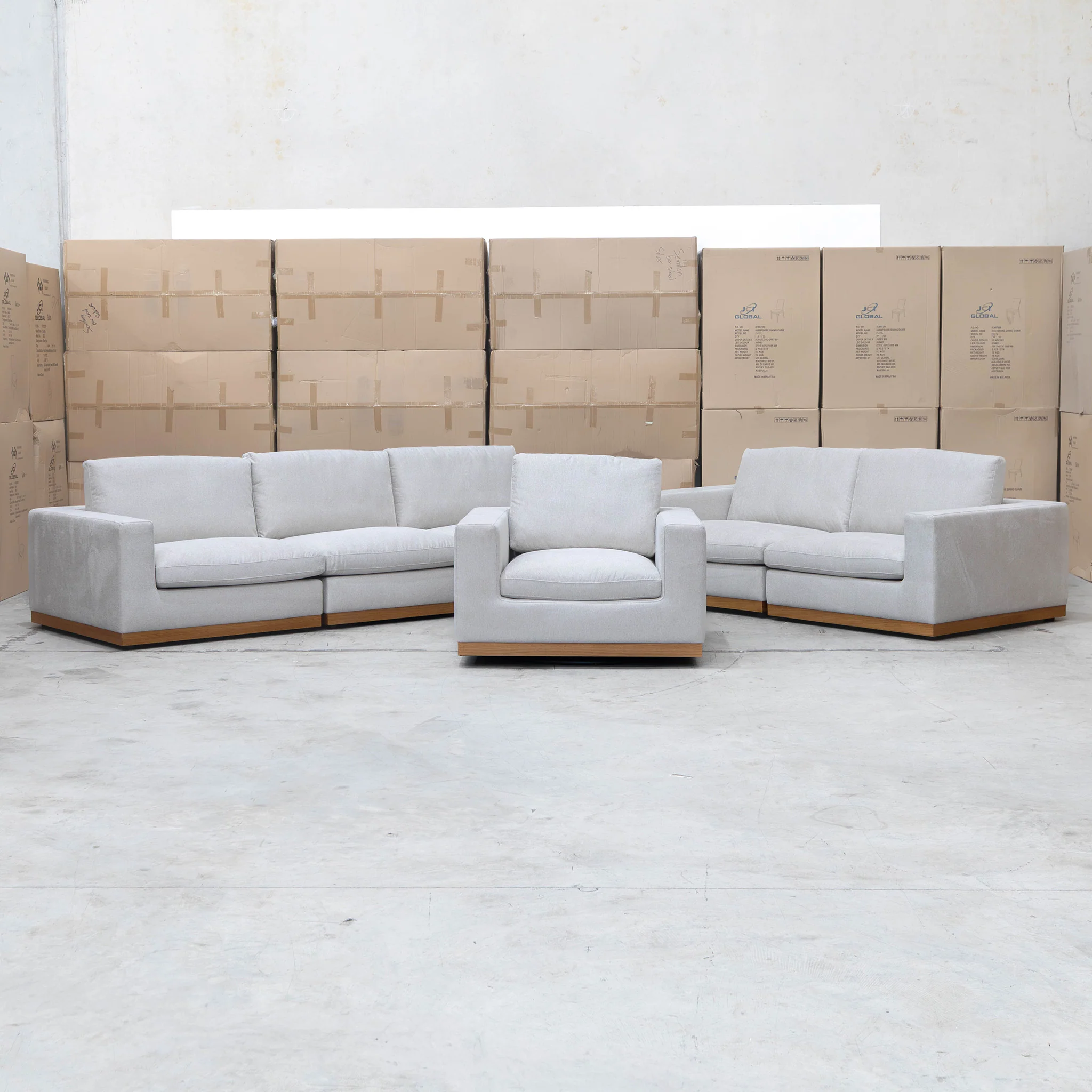 Subiaco 3.5 Seat Sofa - Oat - Image 6