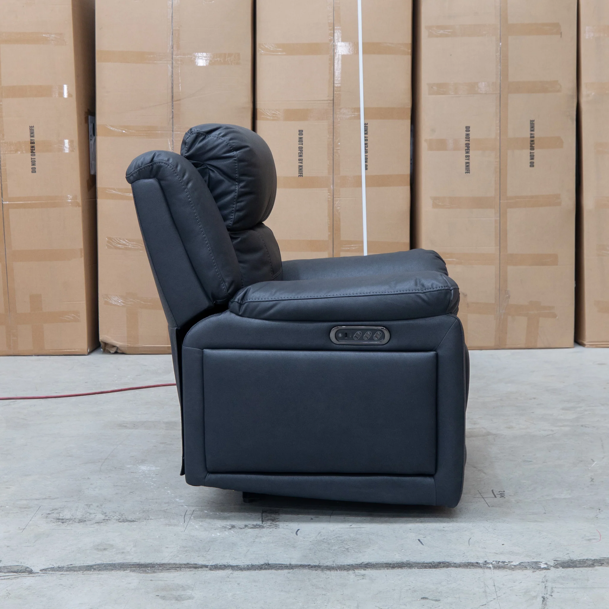 Venus Triple-Motor Electric Recliner - Coal - Image 16