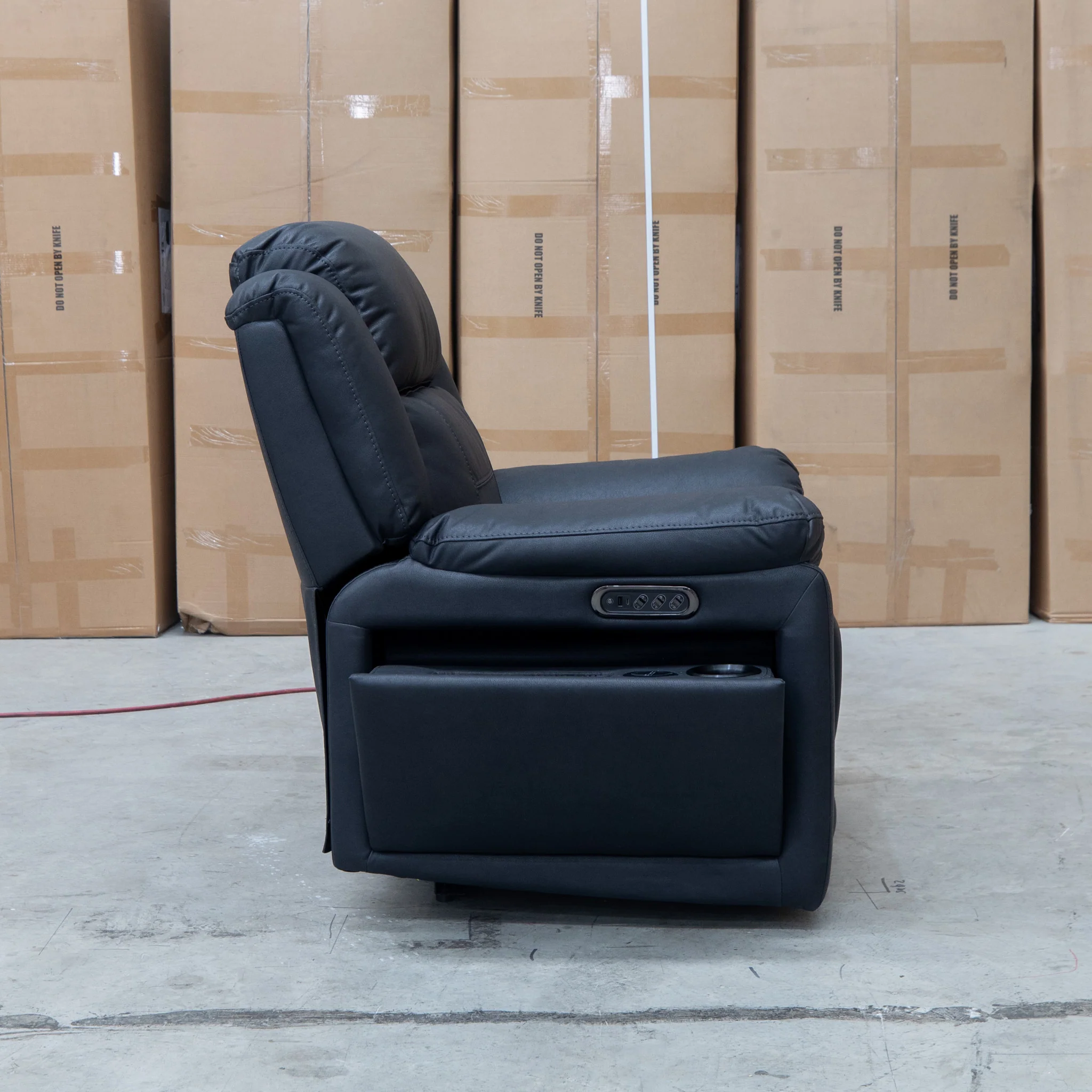 Venus Triple-Motor Electric Recliner - Coal - Image 17