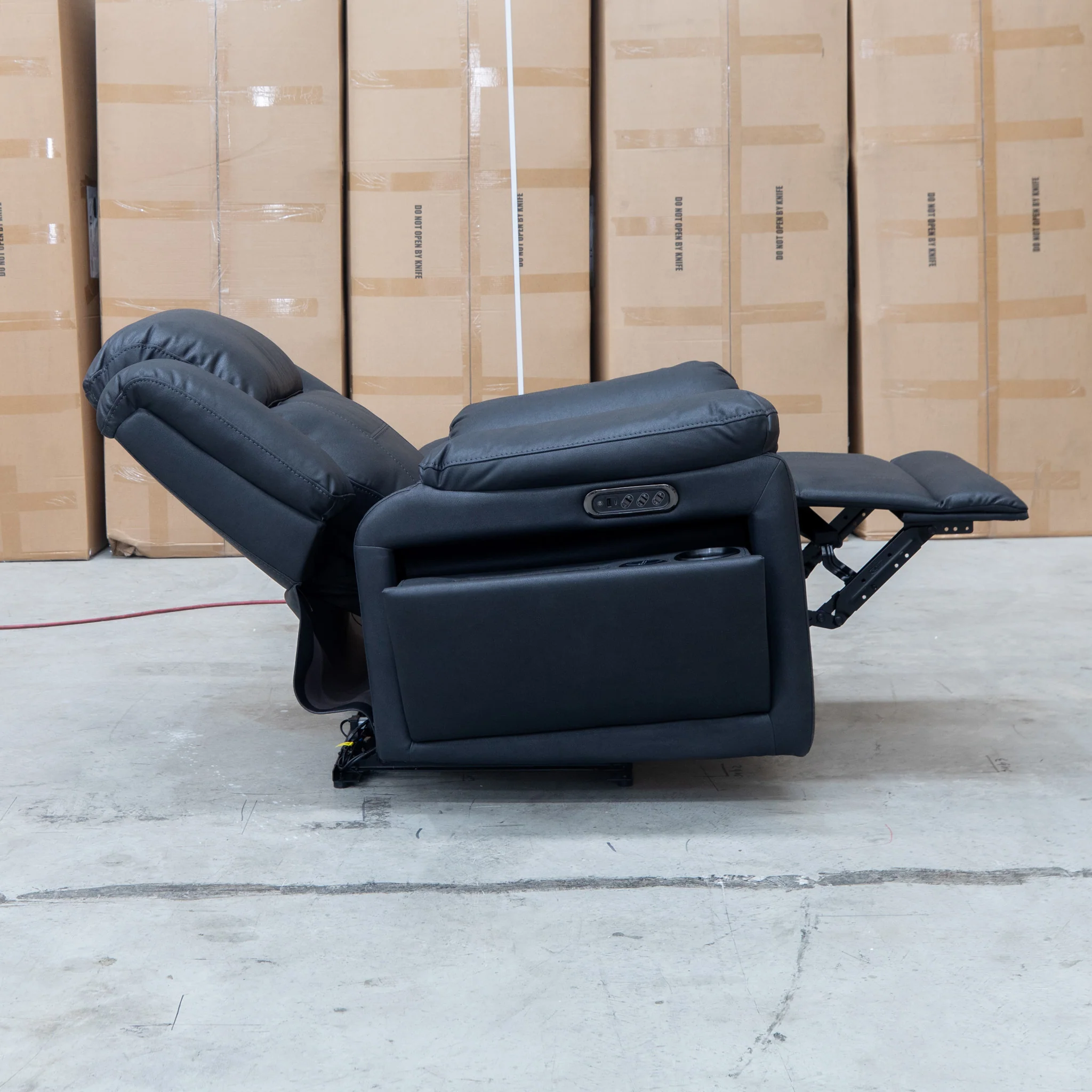 Venus Triple-Motor Electric Recliner - Coal - Image 19