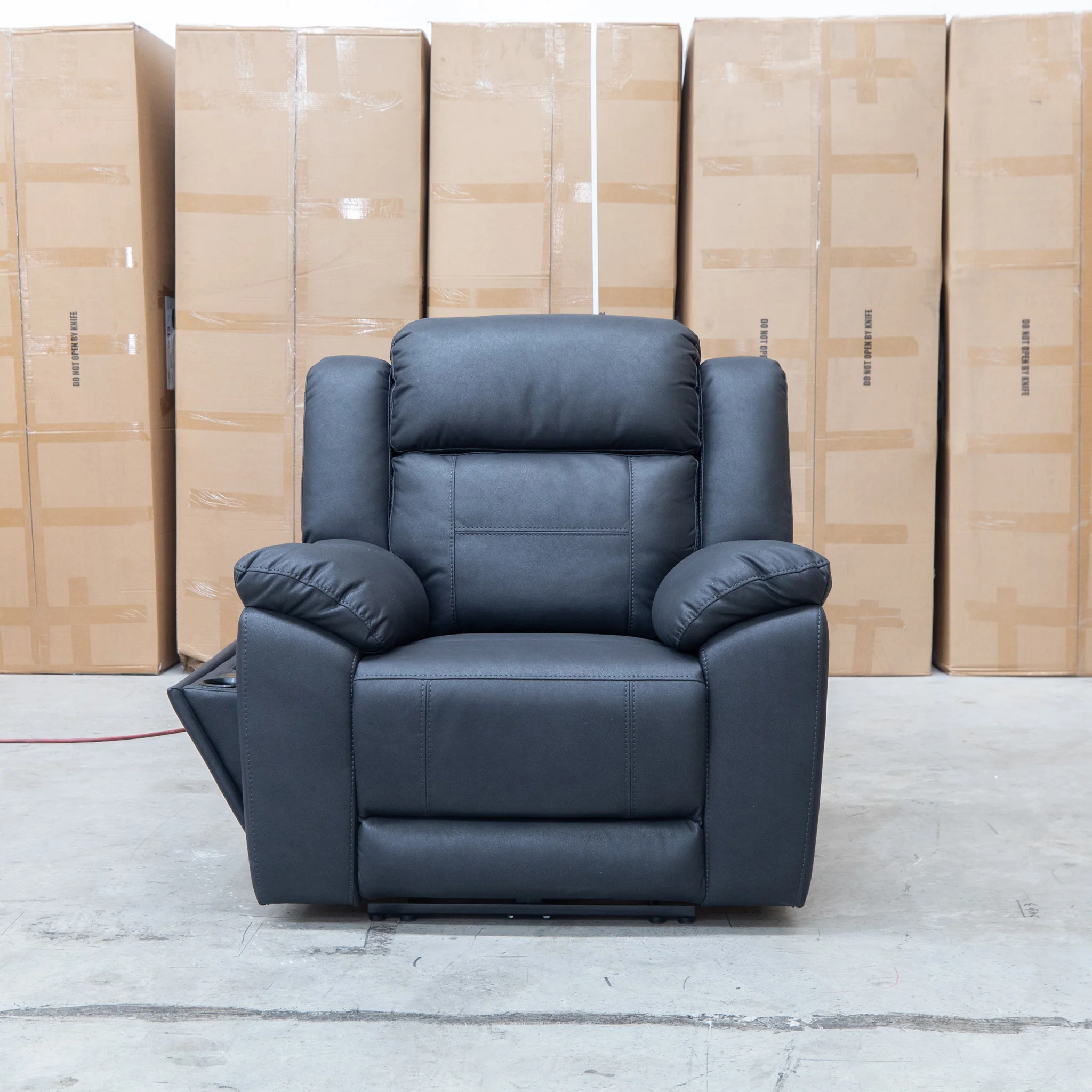Venus Triple-Motor Electric Recliner - Coal - Image 5