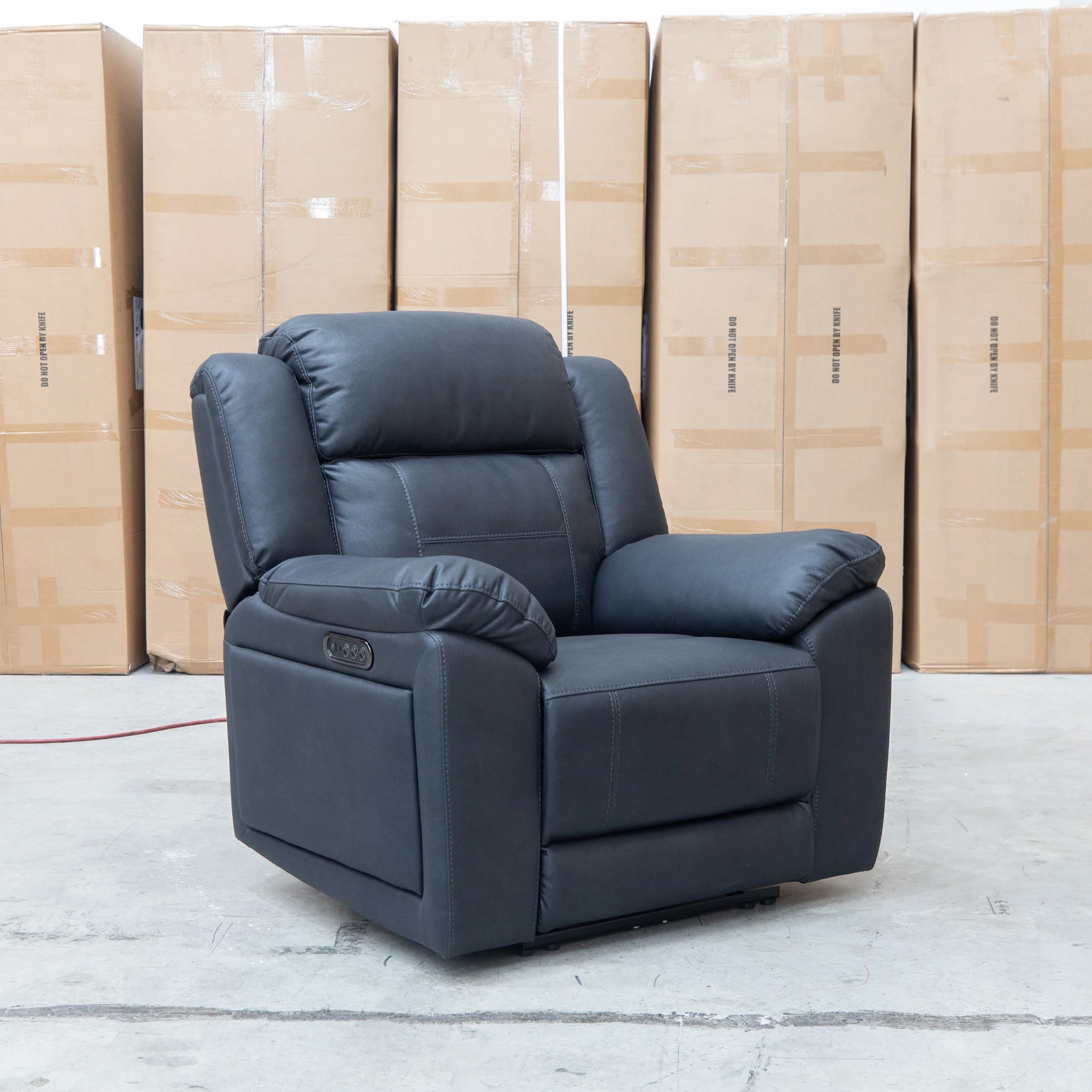 Venus Triple-Motor Electric Recliner - Coal - Image 8