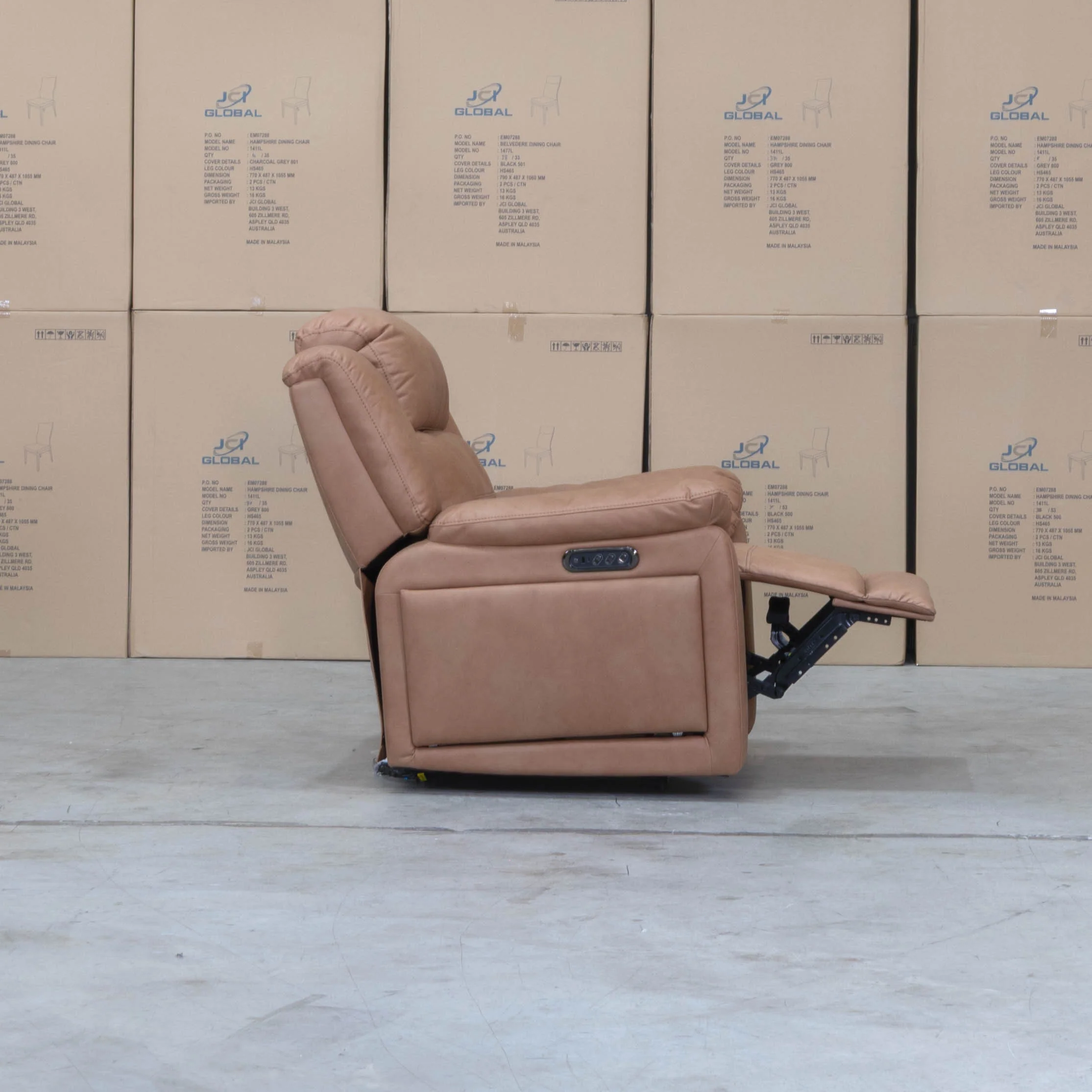Venus Triple-Motor Recliner - Tan - Image 10