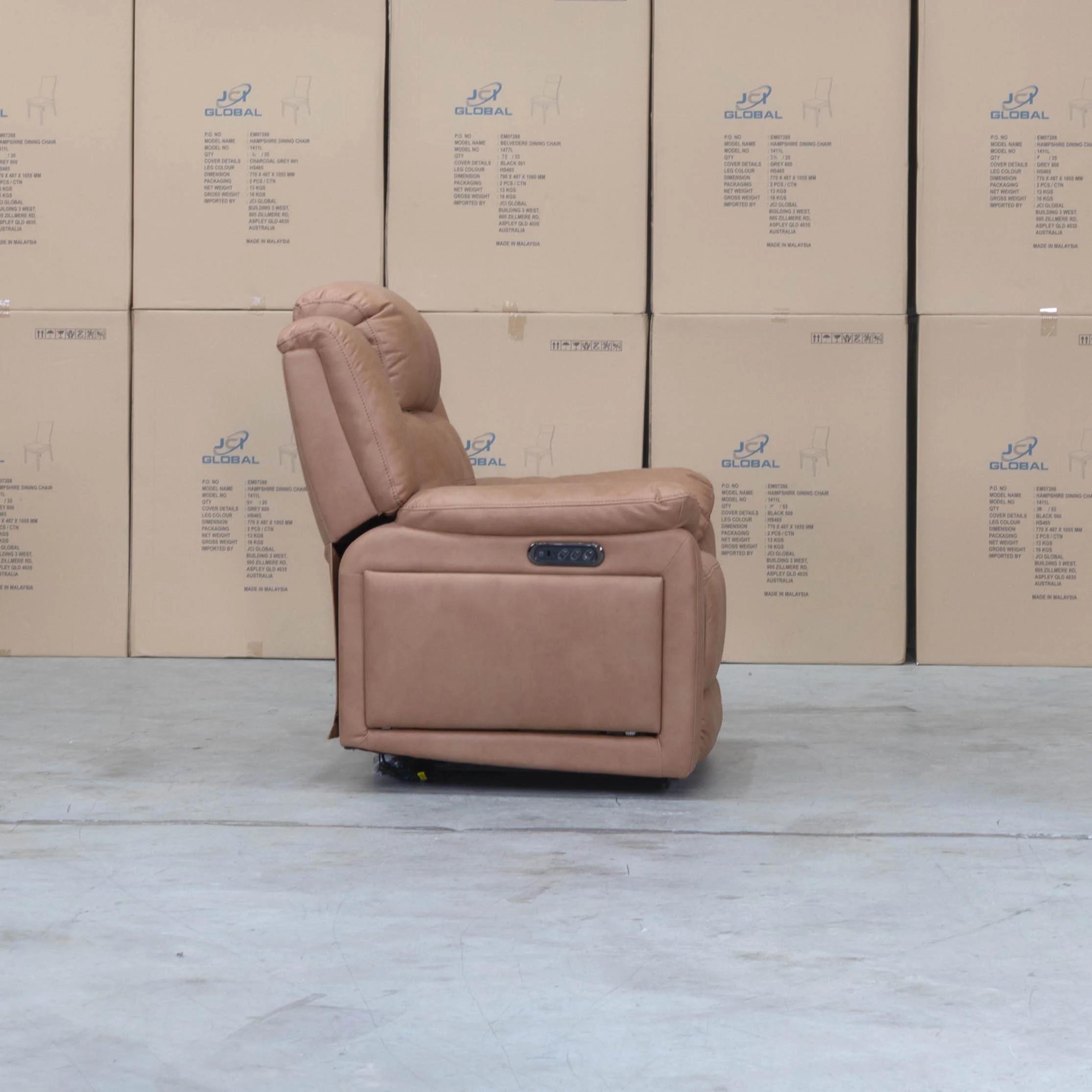 Venus Triple-Motor Recliner - Tan - Image 8